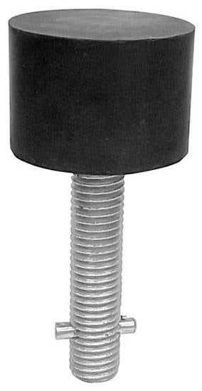 ABH Hardware 01803 Floor Stop 5/8" D x 3" H Rod Size