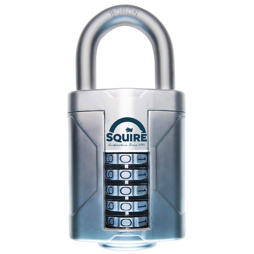 Squire Locks  SQ-VUL60COMBI Open Shackle Combination Padlock Boron Hardened Steel Vulcan Combi 60