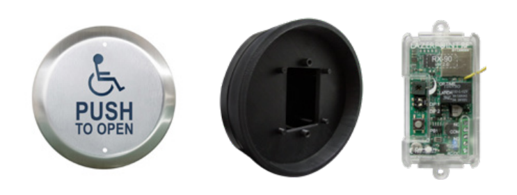 Camden Door Control CM-RFK40/4 Kinetic By Camden, 4-1/2" Round Switch Kit