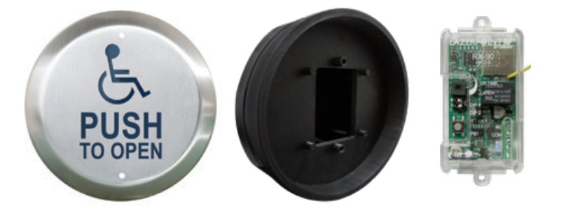 Camden Door Control CM-RFK60/4 Kinetic By Camden, 6" Round Switch Kit