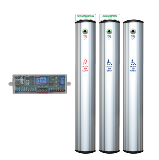 Camden Door Control CX-WC17 Column Switch Restroom System Kit & Hands-Free Sensor