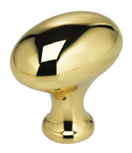 Omnia 9105/35 Modern Cabinet Knob - Solid Brass