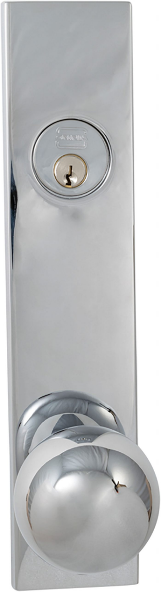 Omnia D12198 Exterior Modern Deadbolt Entrance Lever Lockset - Solid Brass