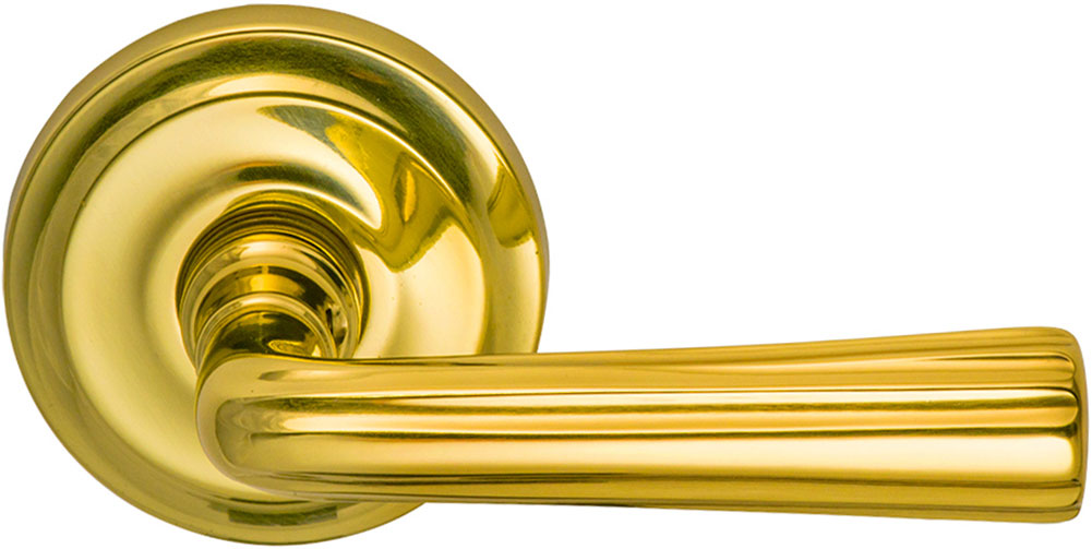 Omnia 706 Interior Traditional Lever Latchset - Solid Brass