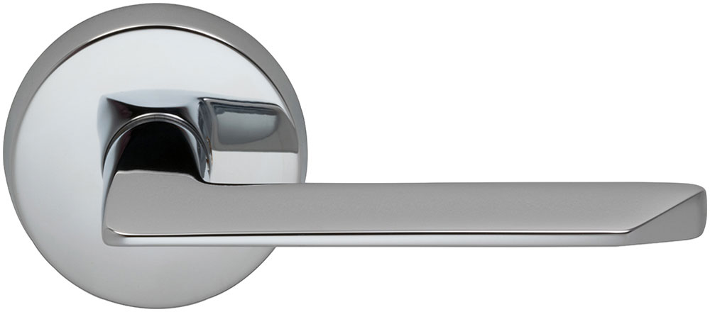 Omnia 237 Interior Modern Lever Latchset - Solid Brass