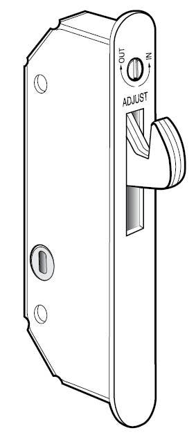 Adams Rite 5017 Deadlock/Deadlatch for Wood Door