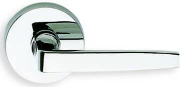 Omnia 36 Interior Modern Lever Latchset - Solid Brass