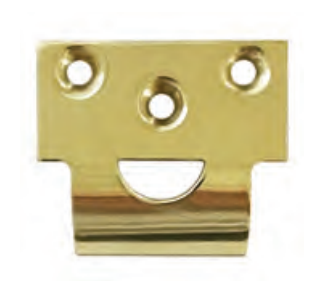 Omnia 124 Universal Strike, Finish-Polished Brass, Lacquered