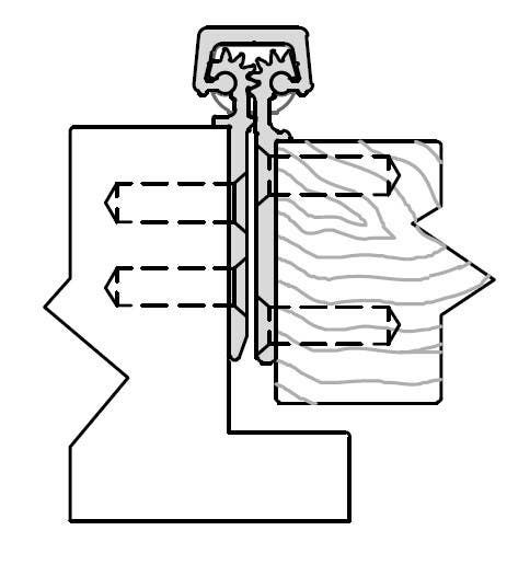 ABH A160HD Aluminum Continuous Geared Hinges Fully Concealed 3/32" Inset