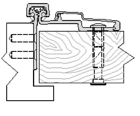 ABH A450 / A460 Aliminum Continuous Geared Hinges Half Surface Models 9/32" Inset