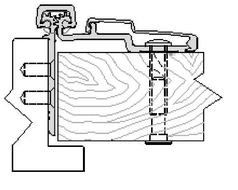 ABH A530 / A540 Aliminum Continuous Geared Hinges Half Surface Models 3/32" Inset