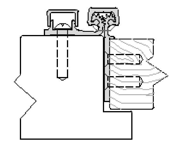 ABH A520HD Aluminum Continuous Geared Hinges Half Mortise Model 5/64" Inset