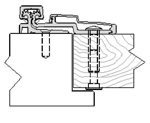 ABH A210HD Aluminum Continuous Geared Hinges Full Surface Model w / Swing Clear