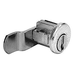 CompX C8710 National, Mailbox Lock For USPS Approved Architectural Mailboxes, Replaces Bommer Ind., Bright Nickel