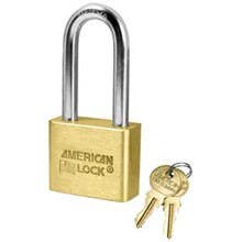 American Lock AL5 Solid Brass Rekeyable Padlocks - Blade Tumbler Cylinder
