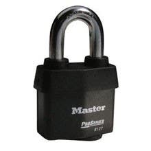 Master Lock 6127 Weather Tough Pro Series Rekeyable Padlock, Black Finish
