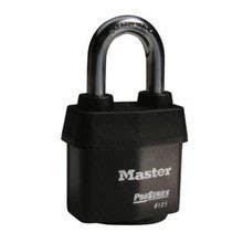 Master Lock 6125 Weather Tough Pro Series Rekeyable Padlock, Black Finish