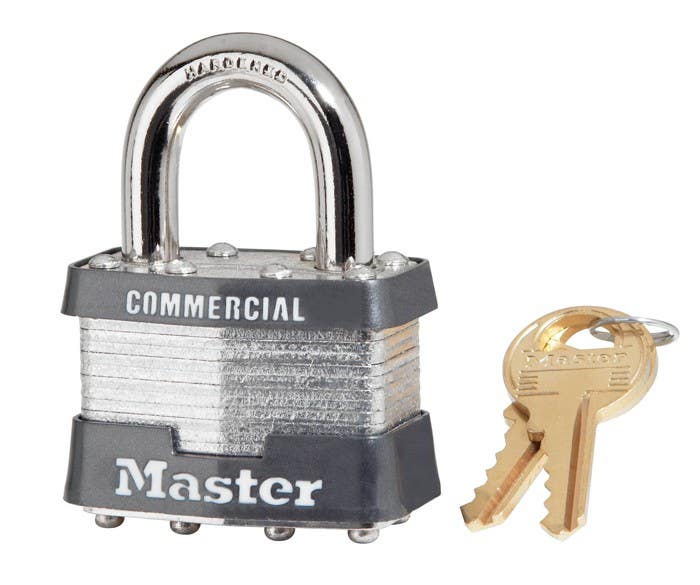 Master Lock 1 Laminated Steel Padlock 1-3/4" (44mm)