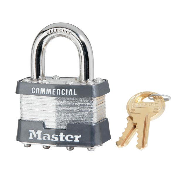 Master Lock 81 Non-Rekeyable Laminated Steel Pin Tumbler Padlock 1-3/4" (44mm)