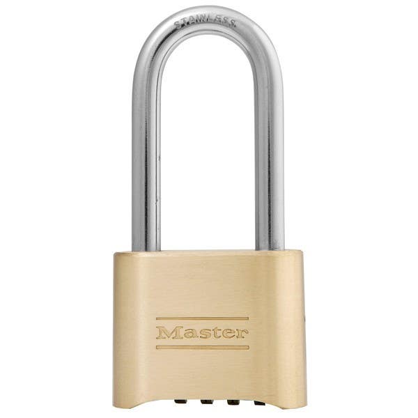 Master Lock 175LHSS Set-Your-Own Combination Stainless Steel Shackle Padlock
