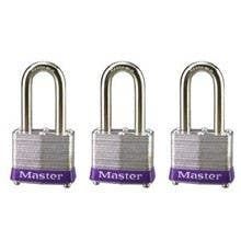 Master Lock 3TRILF Non-Rekeyable Laminated Steel Pin Tumbler Padlock 1-9/16" (40mm)