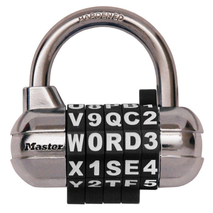 Master Lock 1534D Password Plus Set-Your-Own Combination Padlock
