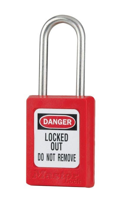 Master Lock S33 Lightweight Thermoplastic Padlock, Zenex Non Key Retaining