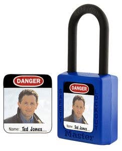 Master Lock S142 Padlock Label for Master 410, 406, S31 and S33 Padlocks