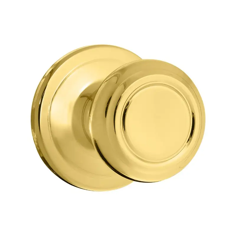 Kwikset 720CN US3 RCAL RCS 282-532 Cameron Passage Knob, Bright Brass Finish