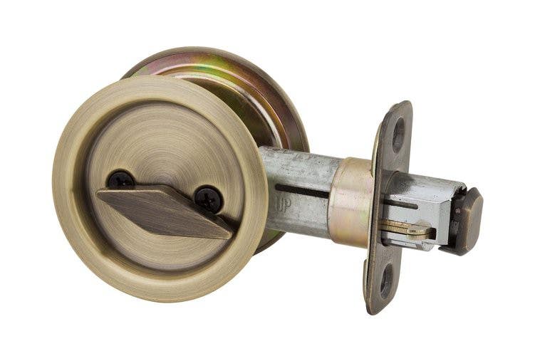 Kwikset 335SQT Pocket Door Lock, Function-Privacy