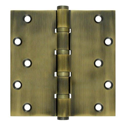 Deltana DSB66BB 6" x 6" Square Hinge, Pair