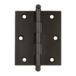 Deltana CH3025 3" x 2-1/2" Hinge w/ Ball Tip, Pair