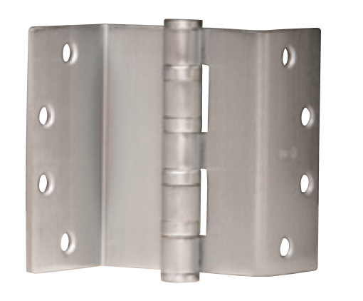 Ives BAA 5BB1HW BSC 4.5" Five Knuckle Swing Clear Beveled Edge Hinge, Build In America