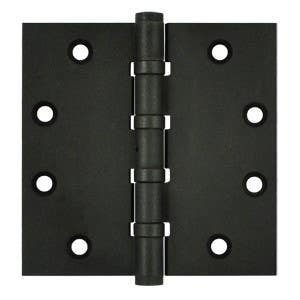 Deltana DSB45NB 4-1/2" x 4-1/2" Square Hinge,  Ball Bearing, NRP, Pair