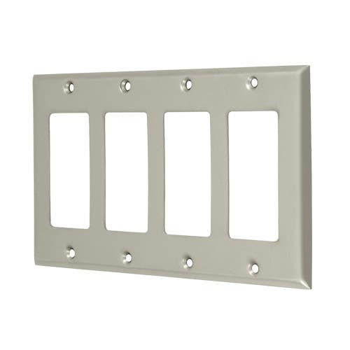 Deltana SWP4744 Switch Plate, Quadruple Rocker
