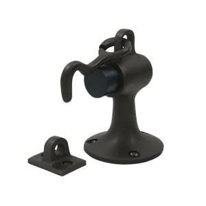 Deltana SAHF358 Floor Mount Bumper w/ Holder, Solid Brass