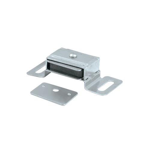 Deltana MC32 Magnetic Catch, Finish-Brushed Chrome
