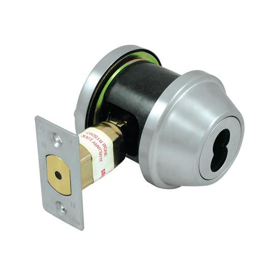Deltana CL200LAIC-26D Single Deadbolt IC Core Non CYL GR2, Brushed Chrome