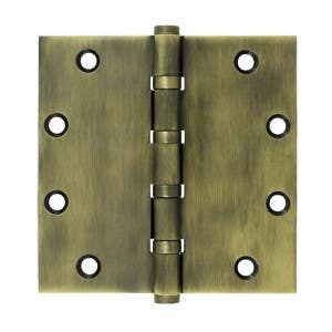 Deltana DSB55B 5" x 5" Square Hinge, Ball Bearing, Pair