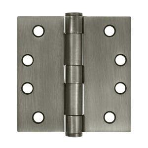 Deltana S44HD 4" x 4" Square Hinge, Steel, Pair