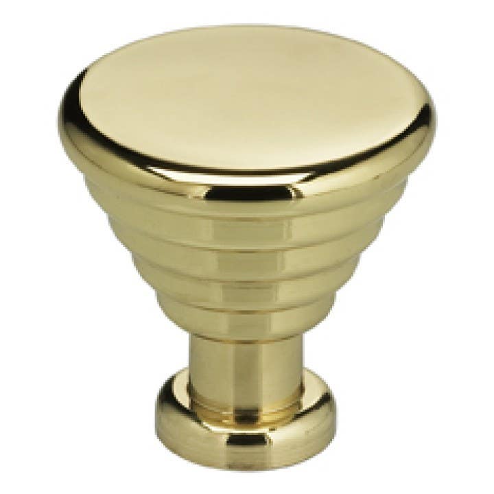 Omnia 9147 Modern Cabinet Knob - Solid Brass