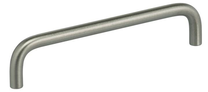 Omnia 9537 Modern Cabinet Pull, Finish-Satin Stainless Steel