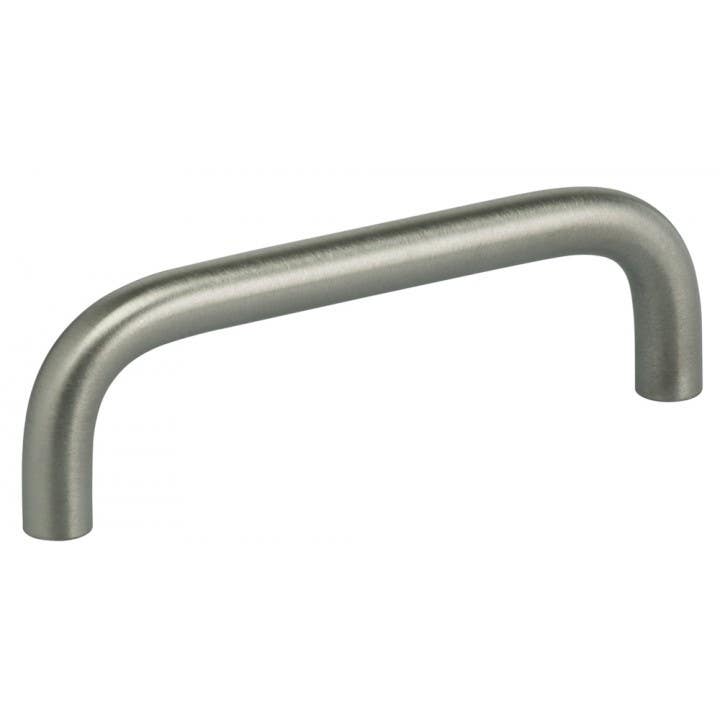 Omnia 9538 Modern Cabinet Pull, Finish-Satin Stainless Steel