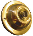 Trine SRP Polished Solid Brass w/ Black Center