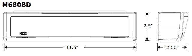 Securitron M680E EcoMag Series Sustainable 1200 lbs. Magnalock