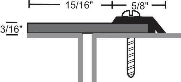 NGP 114 Astragal Weatherstrip