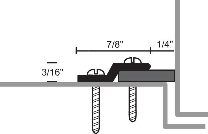 NGP 120  7/8" Perimeter Sponge Seal Set, Weather Stripping