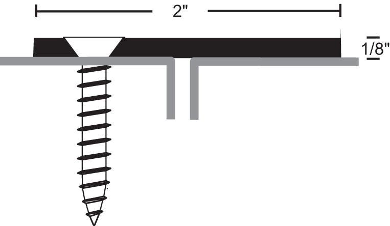 NGP 139SP Overlapping Steel Astragal
