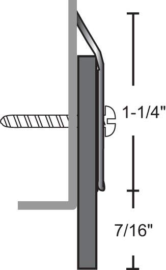 NGP 200NSS Stainless Steel Door Sweep with Neoprene Seal