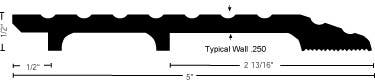 NGP 325HD Heavy Duty Half Saddle Threshold